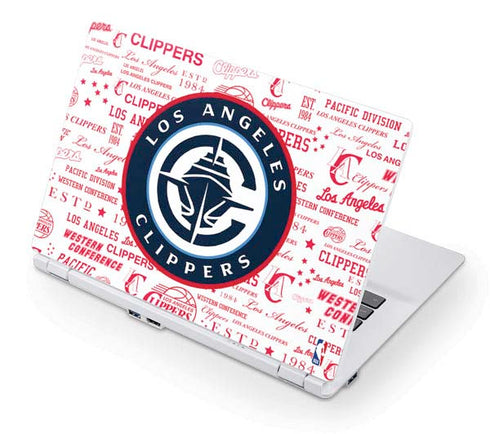 NBA Los Angeles Clippers Blast Logos Acer Chromebook Skin